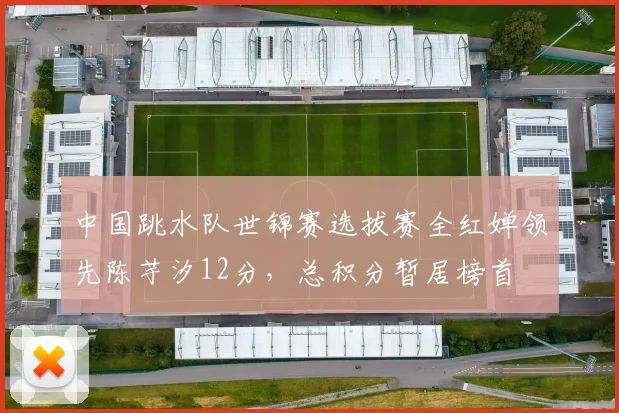 中国跳水队世锦赛选拔赛全红婵领先陈芋汐12分，总积分暂居榜首